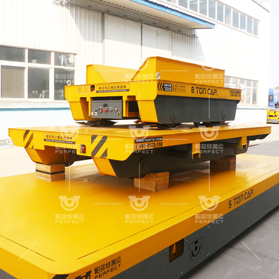 Industrial Cargo Railway Transport Carts Motorized Customized