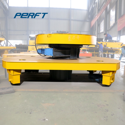 Transfer Car Rail Turntable 50t Heavy Loads Carrier Motorized Traverser