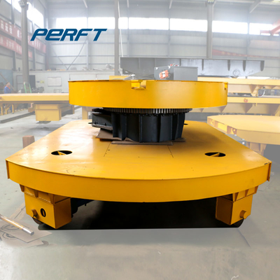 Transfer Car Rail Turntable 50t Heavy Loads Carrier Motorized Traverser