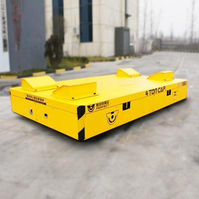 Battery Power Feeding Steel Structure Electric Transfer Cart For Handling Valves