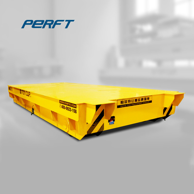 Red Material Heavy Load Electric Ferry Transfer Cart 35 Ton For Factories