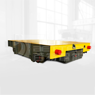 Motorized Electric Transfer Trolley 50t For Steel Factory Material